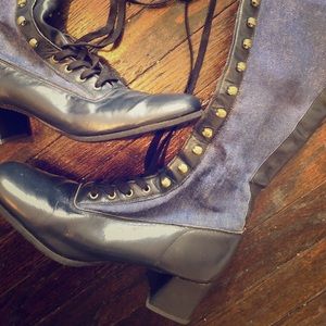 Stunning denim go go boots